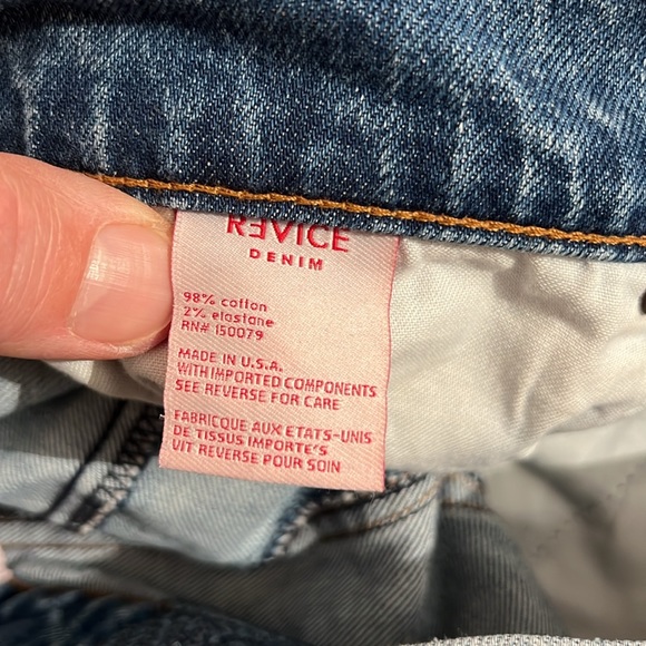 REVICE Denim Venus Star Skinny Cropped Jeans, size 30 - Picture 8 of 12